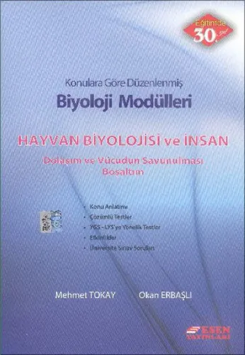 Esen Biyoloji Modülleri Hayvan Biyolojisi ve İnsan