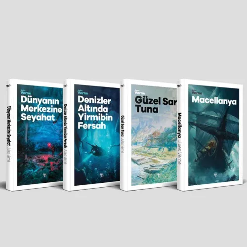 Jules Verne Öyküleri Seti - 4 Kitap - Halkkitabevi
