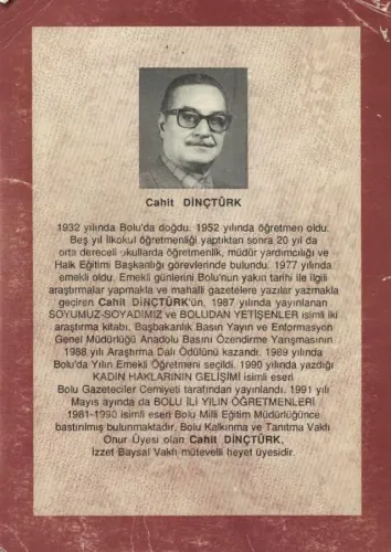 Hikaye, Fıkra, Masal ve Atasözleri İle Bolu Günleri Cahit Dinçtürk Kem