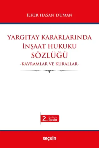 İnşaat Hukuku Sözlüğü