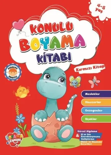 Konulu Boyama Serisi-Kırmızı Kitap 4-5 Yaş