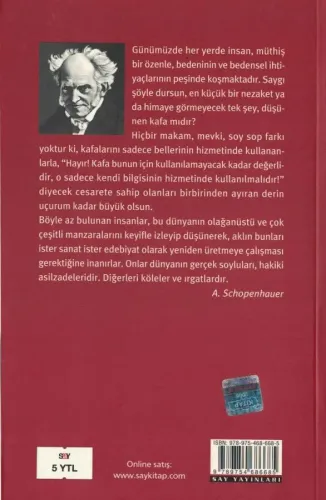 Seçkinlik ve Sıradanlık Üzerine - Toplu Eserleri 2 Arthur Schopenhauer