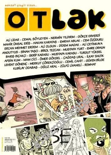 Otlak Çizgi Roman Dergisi: Maksat Çizgili Olsun - Sayı: 1      Ağustos