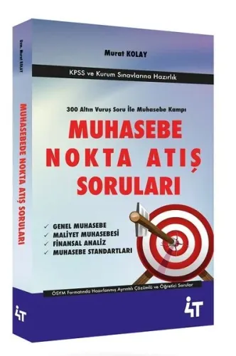 4T Yayınları KPSS A Grubu Muhasebe Nokta Atış Soruları Soru Bankası