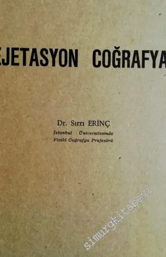 Vejetasyon Coğrafyası -        1967