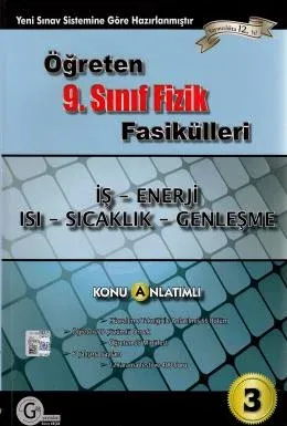 Gür Yayınları 9. Sınıf Fizik Fasikülleri İş - Enerji - Sıcaklık - Genleşme