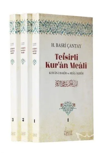 Tefsirli Kur'an Meali ( 3 Cilt Takım );Kur'an-ı Hakim ve Meal-i Kerim