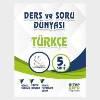 Kitap Depo 5. Sınıf Türkçe Ders ve Soru Dünyası-YENİ