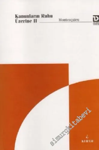 Kanunların Ruhu Üzerine 2 -        1998