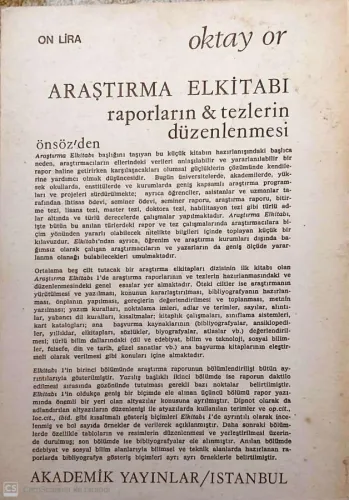 Araştırma Elkitabı Rudyard Kipling Akademik Yayınlar %44 indirimli