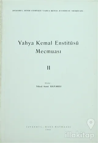 Yahya Kemal Enstitüsü Mecmuası 2. Cilt