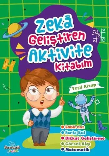Zeka Geliştiren Aktvite Kitabım - Yeşil Kitap