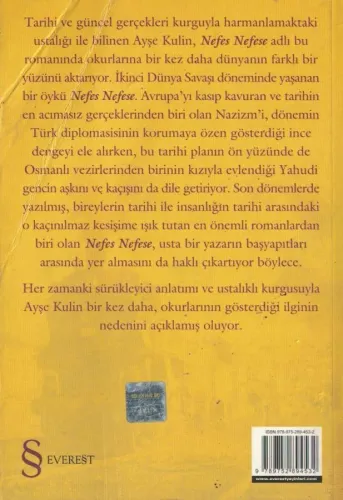 Nefes Nefese Ayşe Kulin Everest Yayınları %50 indirimli