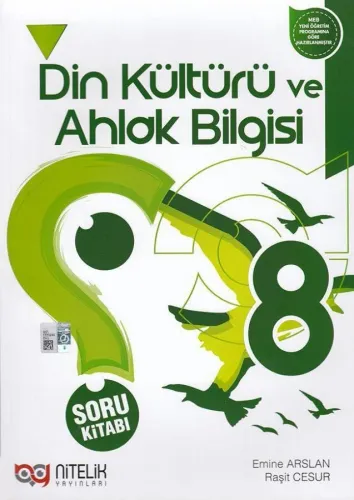 Nitelik Yayınları 8. Sınıf Din Kültürü ve Ahlak Bilgisi Soru Kitabı
