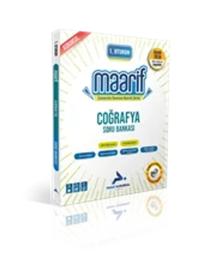 PARAF 1.OTURUM MAARİF COĞRAFYA SORU BANKASI