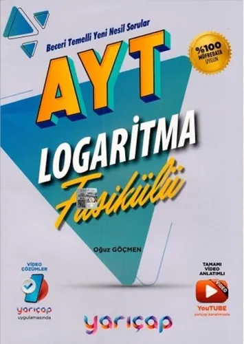 Yarı Çap Yayınları AYT Logaritma Fasikülü