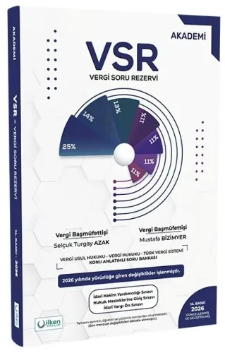 İlken Yayınları 2026 VSR Vergi Soru Rezervi Akademi Soru Bankası