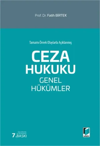 Ceza Hukuku Genel Hükümler