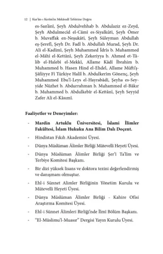 Kur'ân'ın Mekâsıdî Tefsîrine Doğru