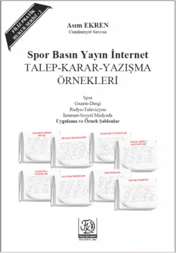 Spor Basın Yayın İnternet Talep-Karar-Yazışma Örnekleri