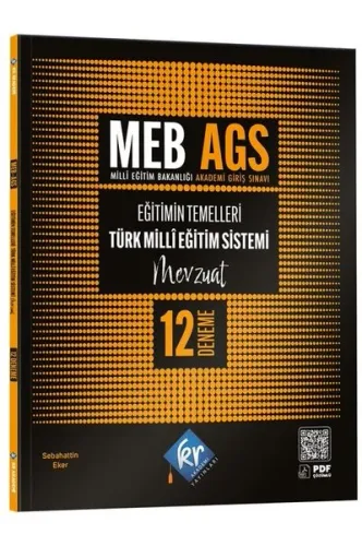 KR Akademi MEB AGS Eğitimin Temelleri ve Türk Milli Eğitim Sistemi Mevzuat 12 Deneme