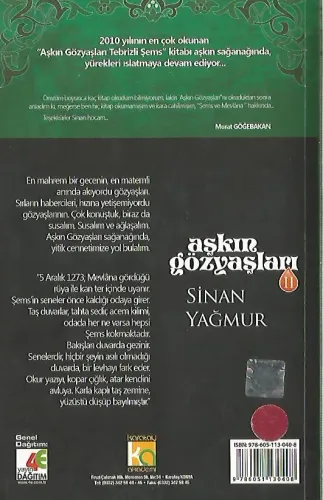 Aşkın Gözyaşları 2 / Hz. Mevlana Sinan Yağmur Karatay %50 indirimli