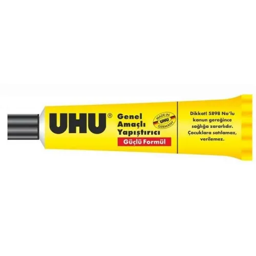 Uhu Genel Amaçlı Sıvı Yapıştırıcı 90Gr Solventli