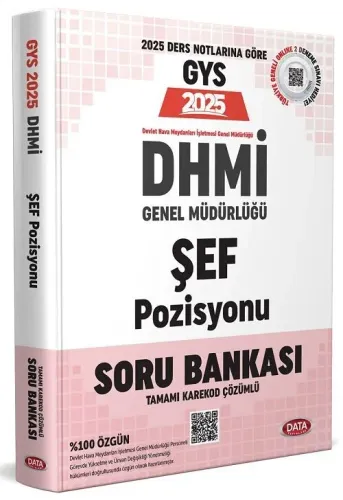 Data Yayınları 2025 DHMİ Genel Müdürlüğü Şef Pozisyonu GYS Soru Bankası