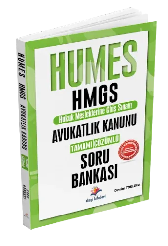 Dizgi Kitap Yyaınları 2025 Humes HMGS Avukatlık Kanunu Tamamı Çözümlü Soru Bankası