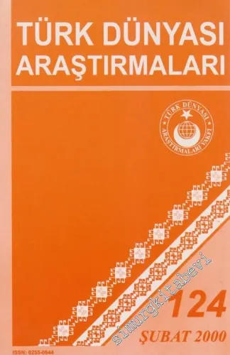 Türk Dünyası Araştırmaları Dergisi - Sayı: 124      Şubat