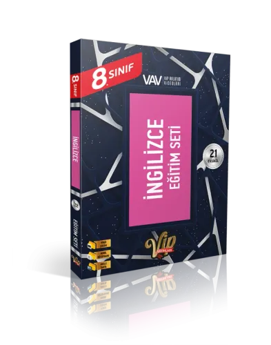 VİP 8.SINIF İNGİLİZCE EĞİTİM SETİ - (BRONZ)