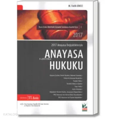 Anayasa Hukuku (2017 Anayasa Değişiklikleriyle)