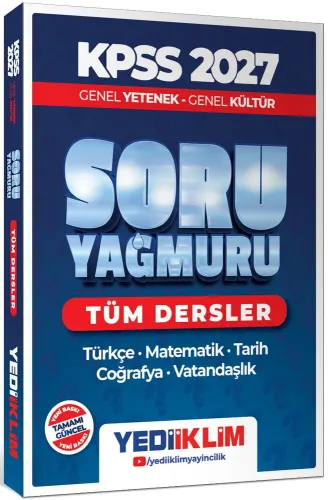 Yediiklim Yayınları 2027 KPSS Genel Yetenek Genel Kültür Tüm Dersler S