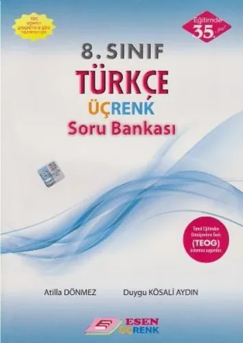 Esen Üçrenk Yayınları 8. Sınıf LGS Türkçe Soru Bankası Esen Üçrenk