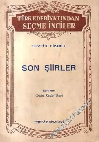 Son Şiirler  -