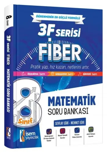 İSEM YAY. 8.SINIF FİBER MATEMATİK SORU BANKASI