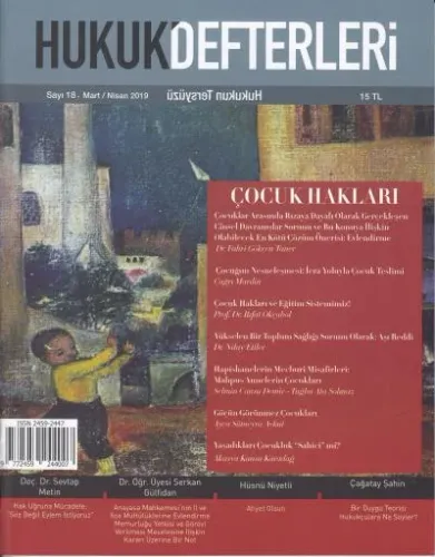 Hukuk Defterleri Sayı:18 Mart/Nisan 2019