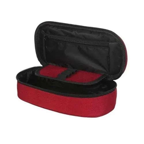 Bback Bordo Kumaş Oval Kalemlik