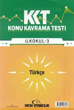 Fatih 3. Sınıf Türkçe Konu Kavrama Yaprak Testi