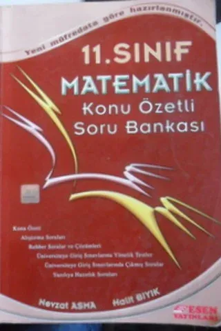 11.sınıf matematik konu özetli soru bankası