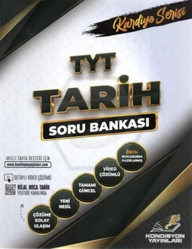 Kondisyon Yayınları TYT Tarih Kardiyo Serisi Soru Bankası