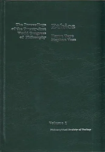 Volume 1: Ethics (Ciltli)