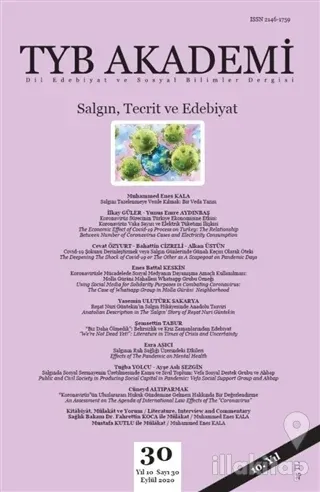 TYB Akademi Dergisi Sayı: 30 Eylül 2020