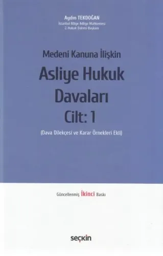 Asliye Hukuk Davaları Cilt: 1