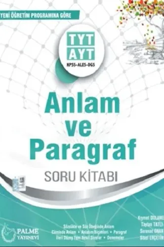 Palme Yayınları TYT AYT KPSS ALES DGS Anlam ve Paragraf Soru Bankası P
