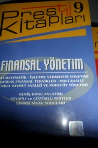 Finansal Yönetim - Prestij Kitapları - 9