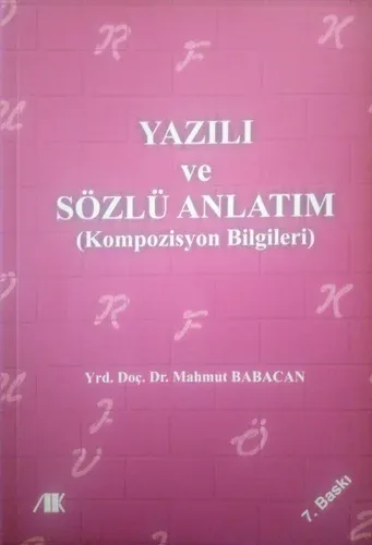 Yazılı ve Sözlü Anlatım