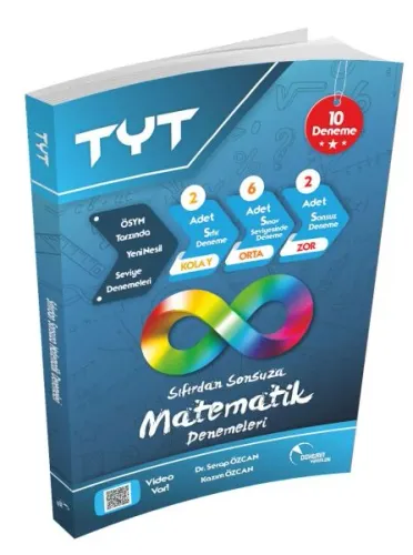 Doktrin Yayınları TYT Sıfırdan Sonsuza Matematik Video Çözümlü 10 lu Deneme