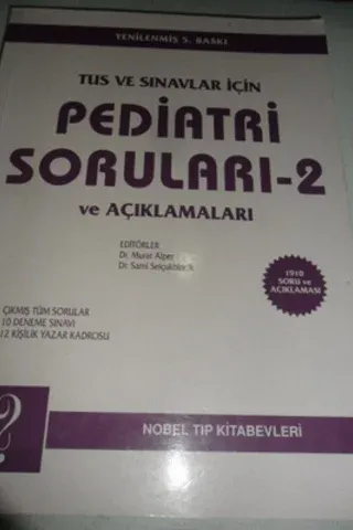 TUS ve Sınavlar İçin Pediatri Soruları -2