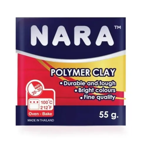 NARA POLYMER CLAY 55gr.PRIMARY RED ( Polimer Kil )